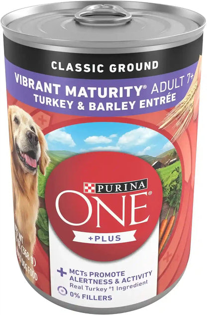 Purina ONE Classic Ground Chicken and Brown Rice Entree Adult Wet Dog Food - (Pack of 12) 13 Oz. Cans24