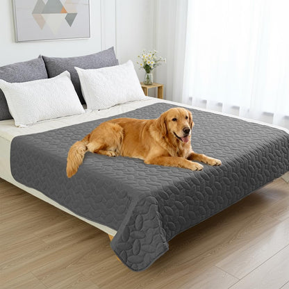 Ameritex Pet Bed Cover Dog Bed Blanket for Sofa and Furniture Waterproof New Pattern Design (30X70 Inch, Dark Grey)45