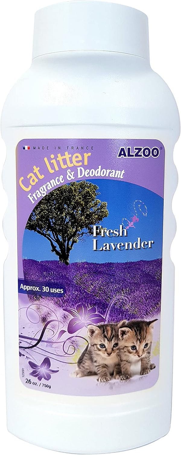 Alzoo Cat Litter Deodorizer, Lavender Bay1