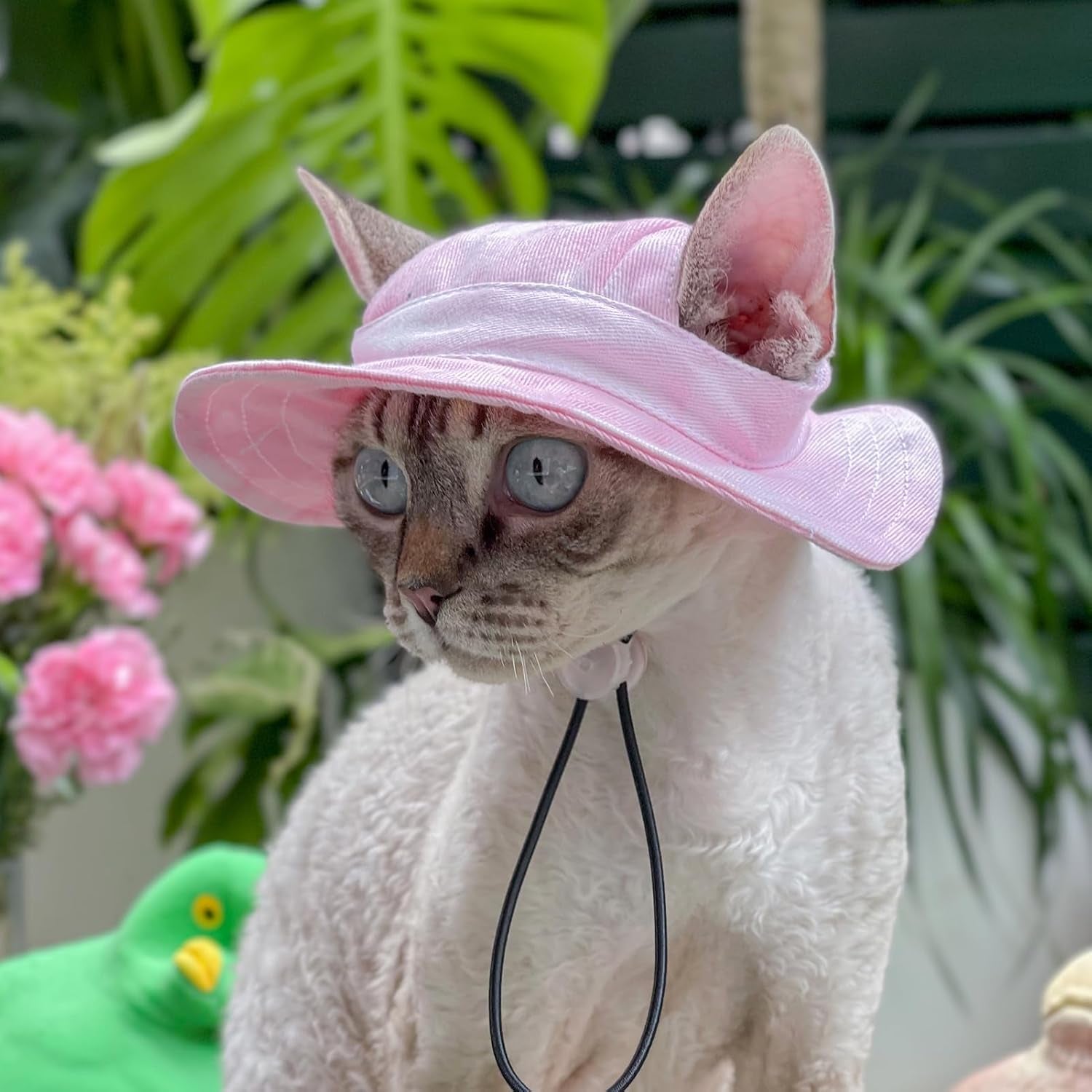 pet-hat-with-ear-holes-sunscreen-baseball-cap-suitable-for-small-and-medium-sized-dogs-outdoor-climbing-hat-in-summer-pet-products-pink-large