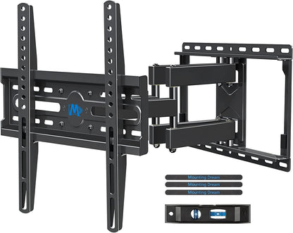Full Motion TV Wall Mount for 32-70 Inch Tvs up to 99Lbs | Mount Bracket with Swivel and Tilt, TV Bracket with Articulating Dual Arms, Fits 16” Studs, Max VESA 400X400 Mm, MD23801