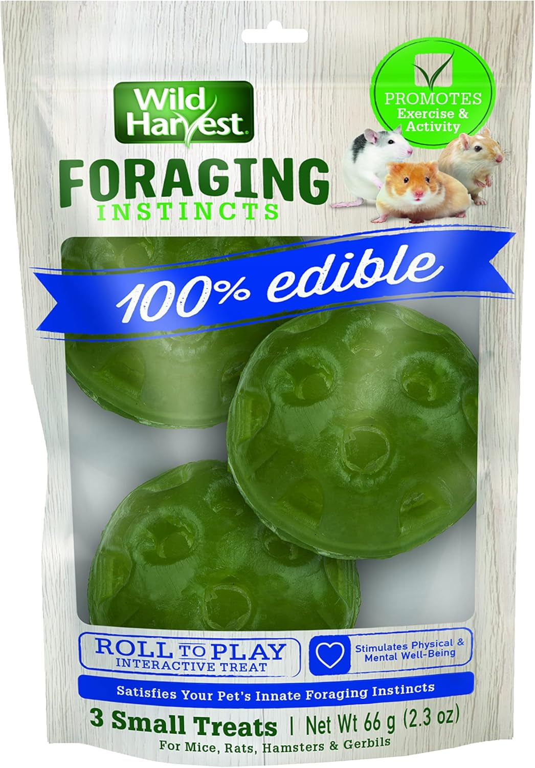 wild-harvest®-foraging-instincts-roll-n-play-interactive-treat-3-count-for-pet-mice-rats-hamsters-and-gerbils-2-30-ounce-pack-of-1
