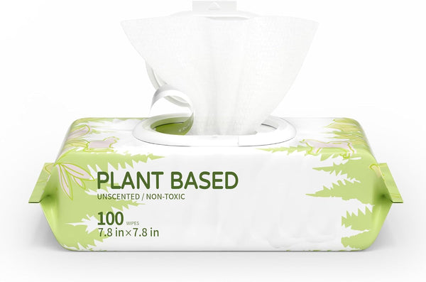 IMMHABI 400 Count Dog Wipes, Unscented Plant-Based Hypoallergenic Pet Wipes for Paws, Butt, and Anal Gland Care, Cleansing & Deodorizing for Puppies and Cats6