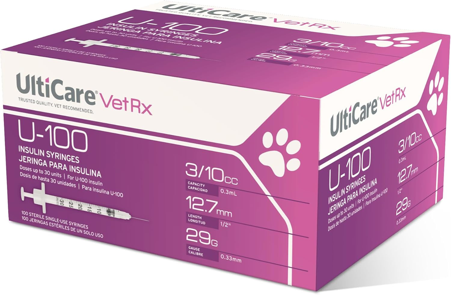 ulticare-vetrx-u-100-pet-insulin-syringes-comfortable-and-accurate-dosing-of-insulin-for-pets-compatible-with-any-u-100-strength-insulin-size-3-10cc-29g-x-1-2-100-ct-box