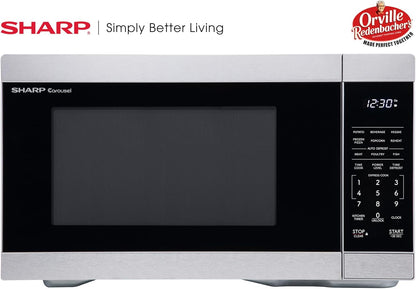 SMC1162KS 1.1 Cu. Ft. 1000W Stainless Steel Countertop Microwave Oven8