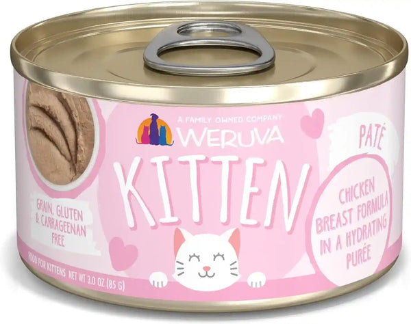 Weruva Kitten, Fur Baby Favorites Variety Pack, 3Oz Can (Pack of 12)16
