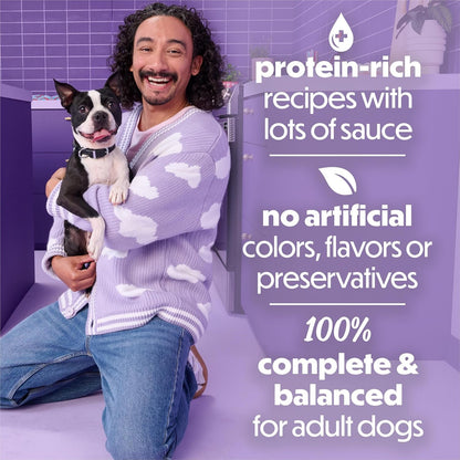 Beneful Purina Incredibites and Medleys Wet Dog Food Variety Pack Made with Real Beef, Chicken, and Lamb with Dog Gravy, 30 Pack - (Pack of 30) 3 Oz. Cans3