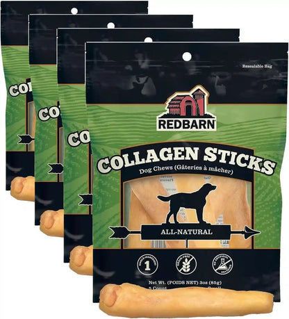 Redbarn Pet Products All-Natural Large 12" Beef Collagen Sticks for Dogs - Long Lasting Low-Odor Alternative to Traditional Rawhide & Bully Sticks - Supports Healthy Joints, Skin, & Coat - 3 Pack21