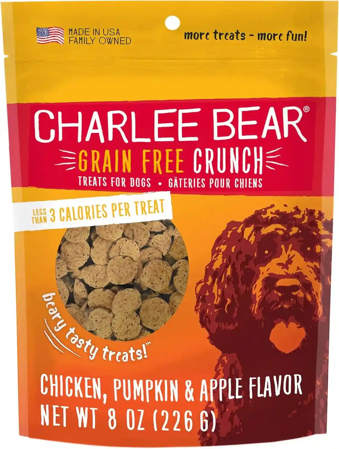 charlee-bear-crunch-grain-free-dog-treats-bacon-and-blueberry-8-ounce-resealable-bag-low-calorie-training-treats-for-dogs-limited-ingredient-healthy-crunchy-dog-snacks-made-in-usa