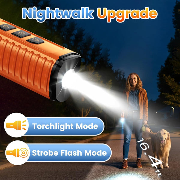 Cbersmg 3X Ultrasonic to Stop Barking Neighbors Dog, Portable anti Barking Device Dog Bark Deterrent Device 50Ft Range 5 Modes, Flashlight & Beep Safe & Effective for Small, Medium & Large Dogs | 3X Ultrasonic Dog Bark Deterrent Devices with 50Ft Range 5 Modes, Flashlight Beep Mode8