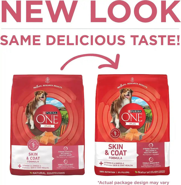 Purina ONE Natural, Sensitive Stomach Dry Dog Food, +Plus Skin & Coat Formula - 31.1 Lb. Bag2