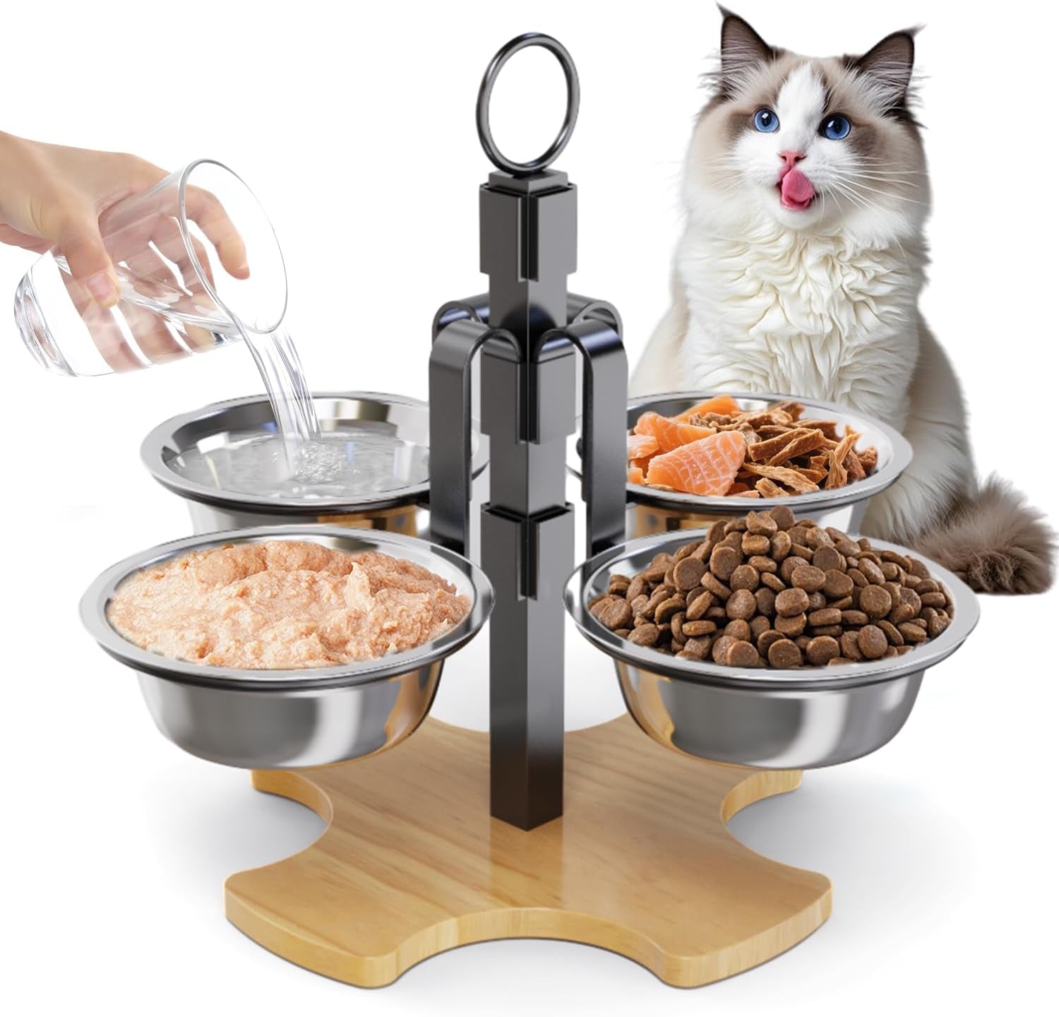 elevated-cat-bowls-3-adjustable-height-4-stainless-steel-cats-dogs-pet-elevated-raised-cat-food-and-water-bowls-3-adjustable-heights-4-stainless-steel-bowls-for-indoor-cats-small-dogs