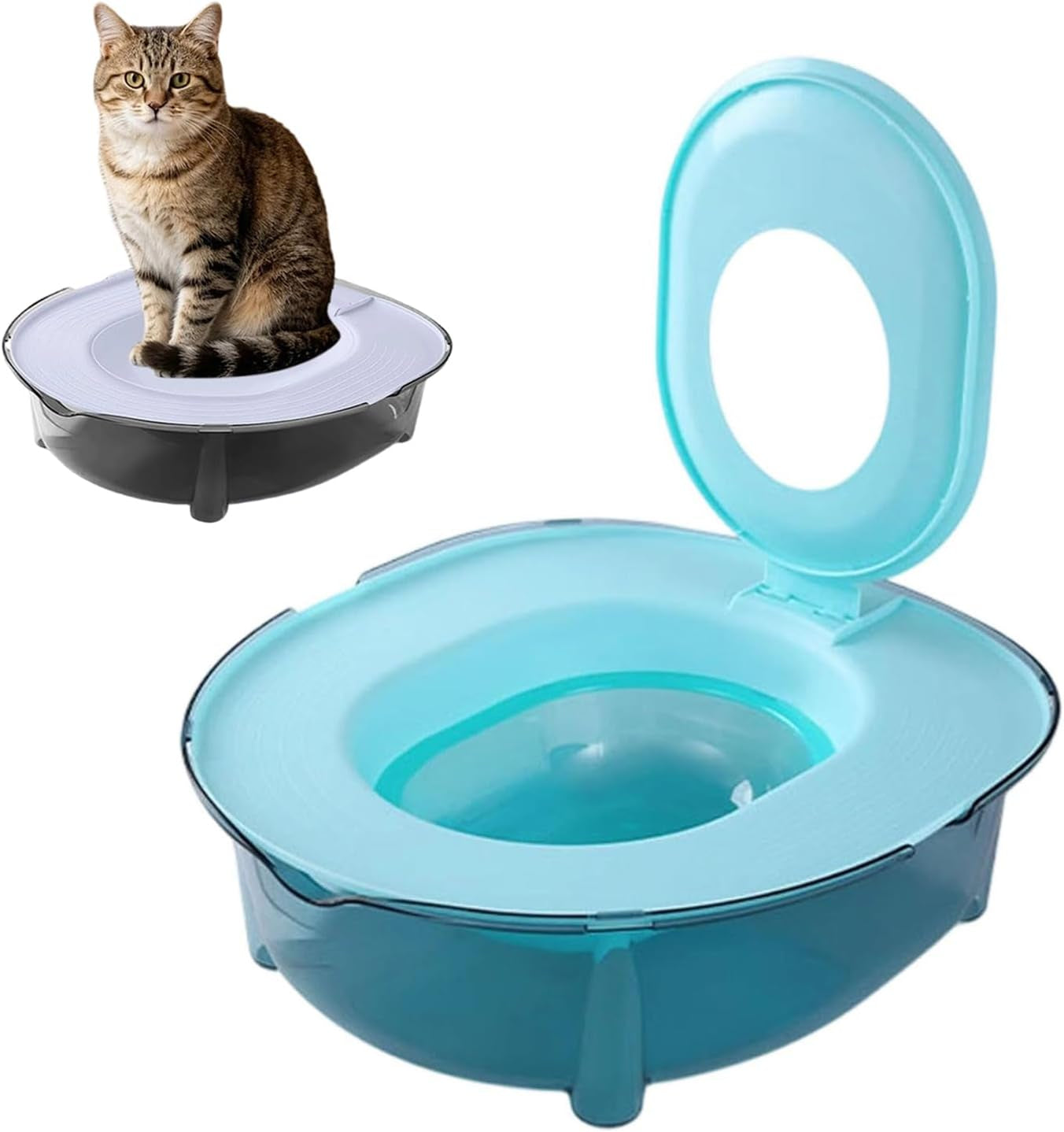 cat-toilet-training-kit-portable-litter-box-with-flushable-design-odor-control-and-anti-splash-large-thickened-pp-material-for-kittens-and-cats-grey