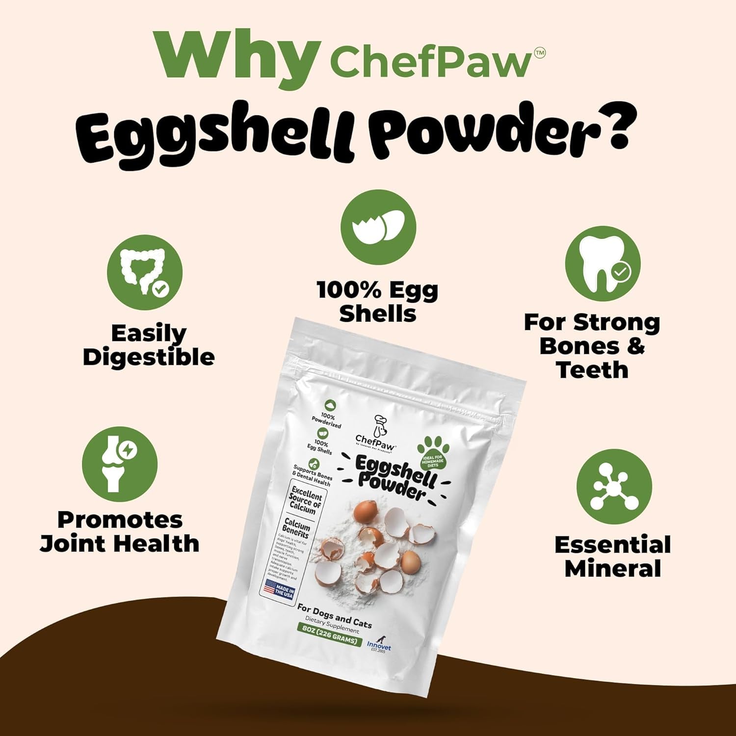 8oz-chefpaw-eggshell-powder-for-dogs-natural-calcium-supplement-for-bone-health-free-chefpaw-nutrition-app-access-100-powderized-safe-for-homemade-and-raw-dog-food-diets