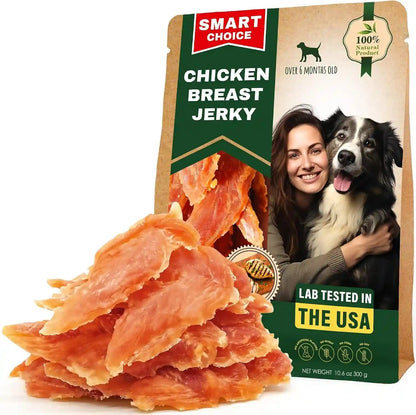Beloved Pets Dog Chicken Treats Jerky Strips 10.6 Oz - Human Grade Meat Sticks - Natural Pet Dried Snacks Rawhide - Free - Long Lasting Chews for Large & Small Dogs12