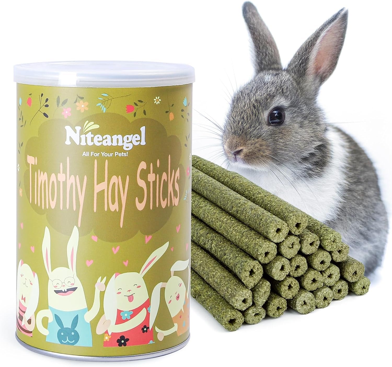 niteangel-20pcs-natural-timothy-hay-sticks-timothy-molar-rod-for-rabbits-chinchilla-guinea-pigs-and-other-small-animals-helps-alleviate-teeth-grinding-reduces-boredom-fun-safe-snack-treats-for-chinchilla-guinea-pig-rabbit-and-other-small-pet