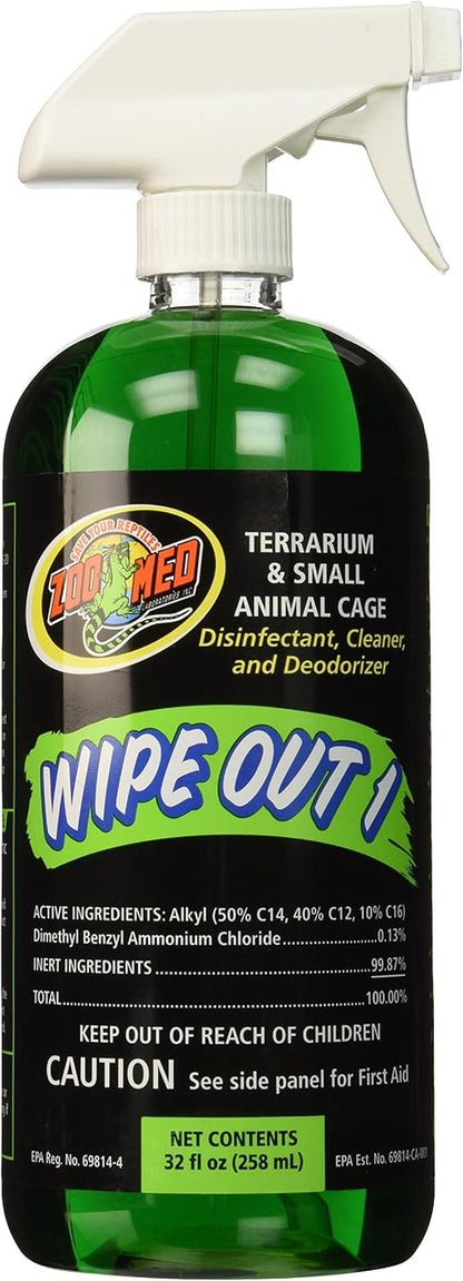 Zoo Med Wipe Out 1 Disinfectant, 32 Oz1