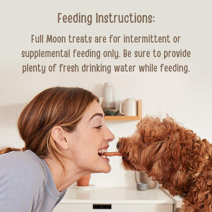 Full Moon USDA Organic Chicken Training Treats Healthy All Natural Dog Treats Human Grade 175 Treats 6 Ounce (Pack of 1) | Organic Chicken, Human Grade, No Corn, No Wheat, No Soy, Glycerin Free, Made in the USA6