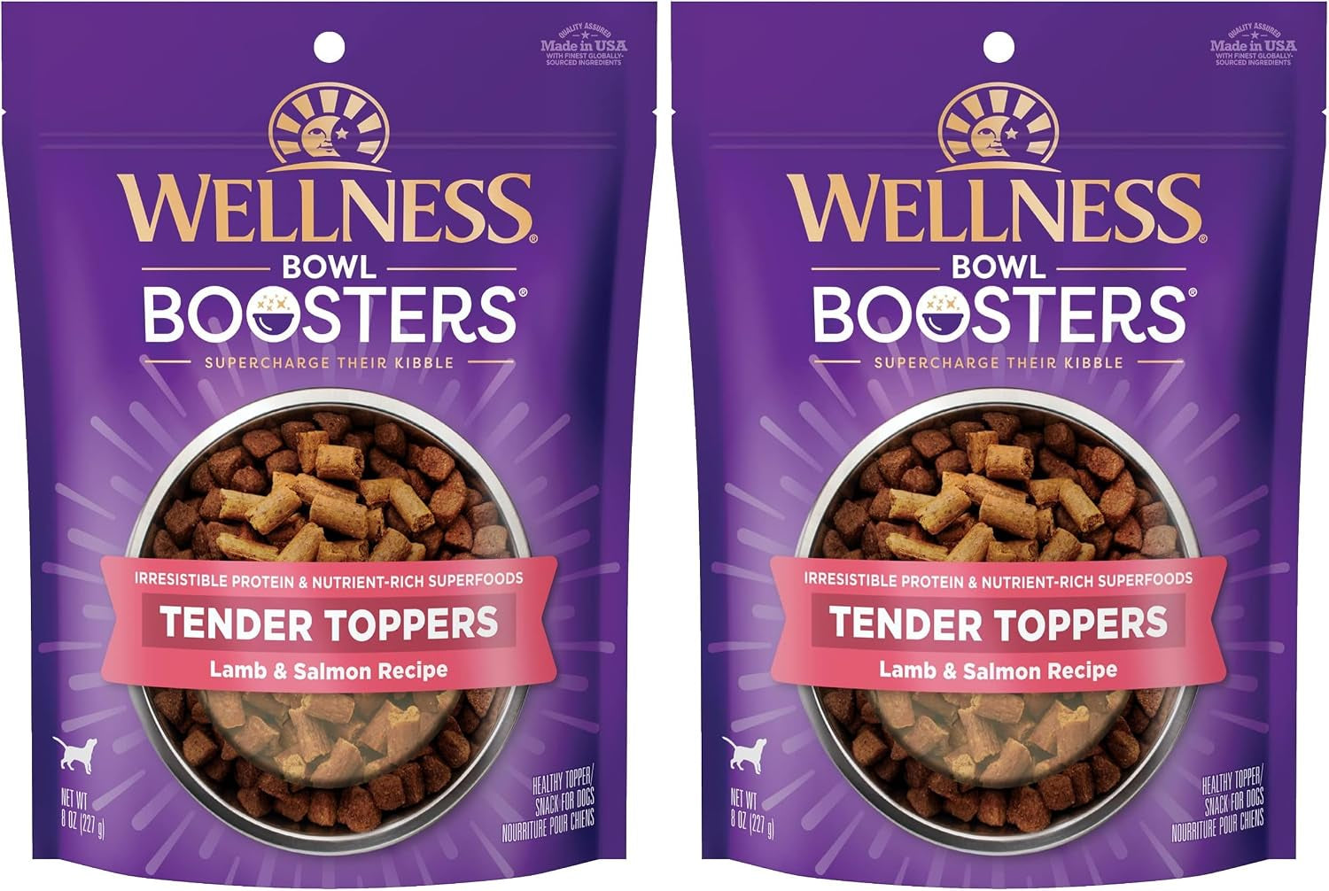 wellness-bowl-boosters-tender-toppers-dog-food-topper-for-small-medium-and-large-breeds-grain-free-natural-lamb-and-salmon-recipe-8-oz-bag