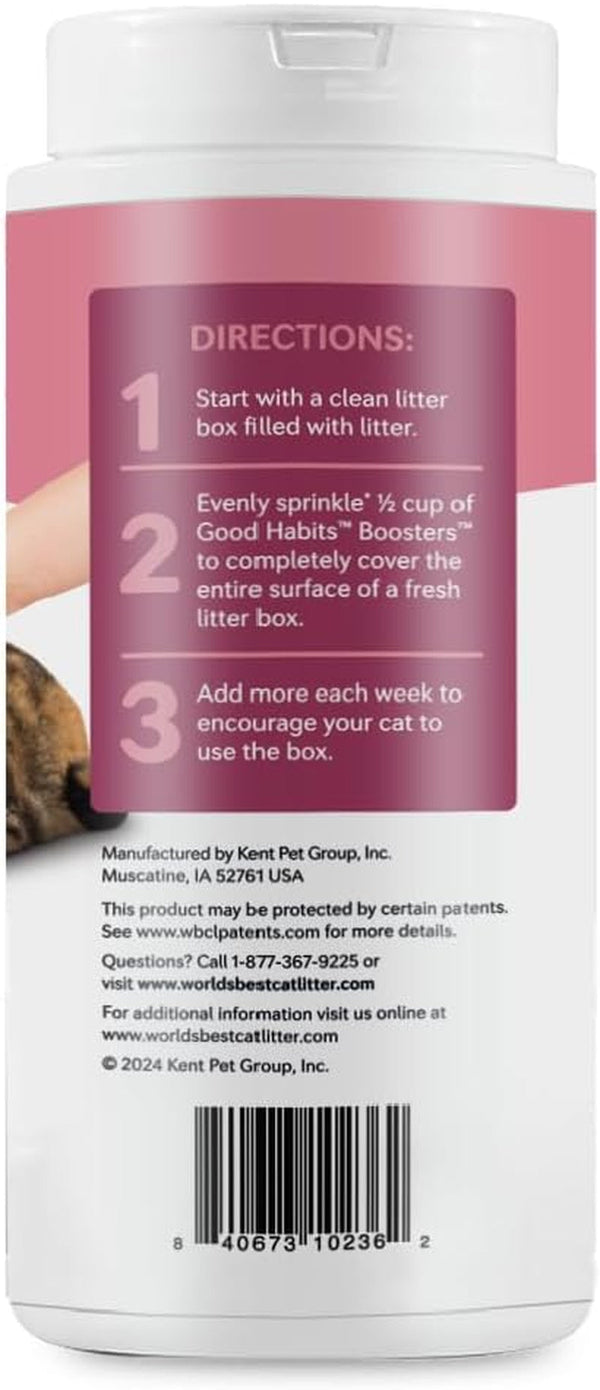 World'S Best Cat Litter Boosters Good Habits Additive, 18 Oz Canister3