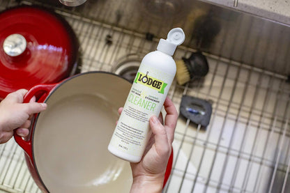 Enameled Cast Iron Dutch Oven, 7.5 Quart, Oyster & Enameled Cast Iron and Stoneware Care Kit, 12 Oz7