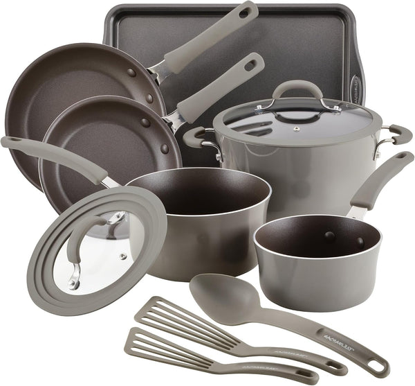 14741 11-Piece Nonstick Cookware Set - Gray1