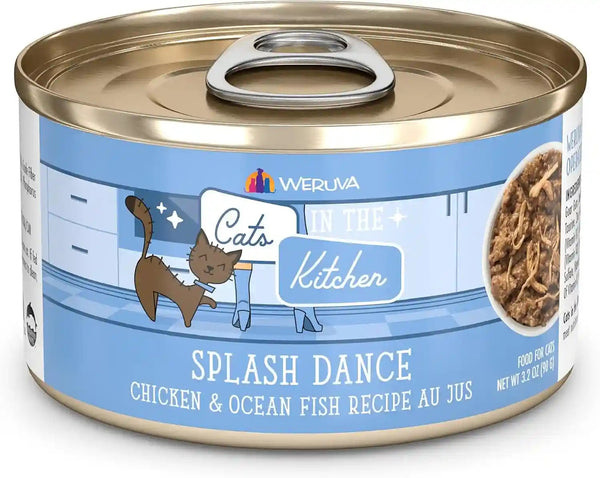 Weruva Cats in the Kitchen, Kitchen Cuties Variety Pack, Wet Cat Food, 3.2Oz Can (Pack of 12)14