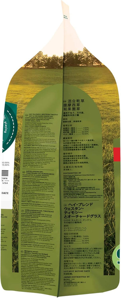 Oxbow Hay Blends, Western Timothy Hay & Orchard Grass, Guinea Pig Food, Small Pet Bunny Supplies, All Natural Grass for Guinea Pig & Rabbit, Oxbow Rabbit Supplies for Bunnies, 90 Oz. Bag | Oxbow Timothy Hay, Bunny Hay for Rabbits, Guinea Pigs, Bunnies and Chinchillas, Hand-Sorted, De-Dusted, High Fiber7