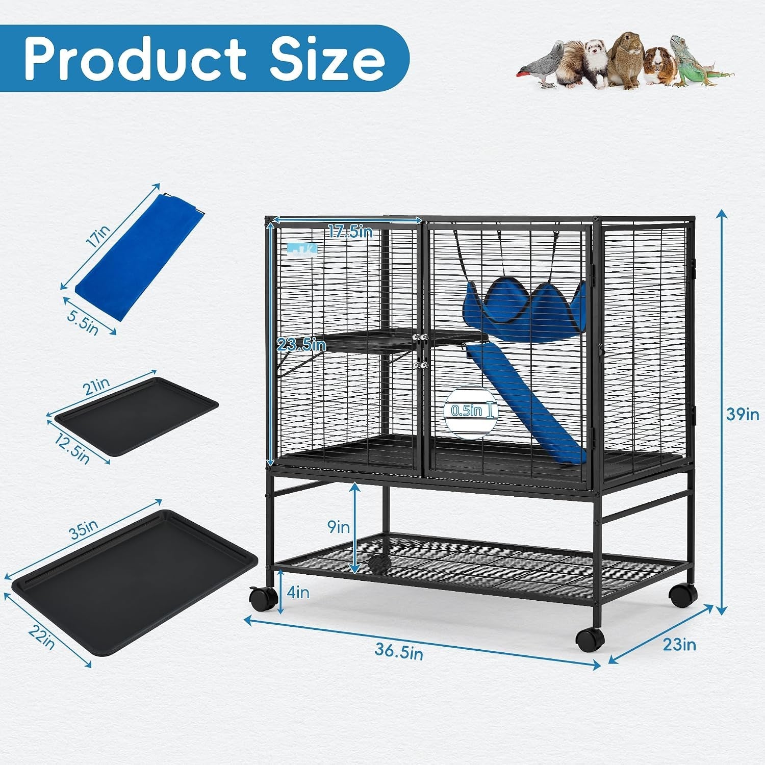 habutway-40h-large-metal-rolling-ferrets-cage-2-tiers-small-animal-cages-cage-for-rats-chinchillas-0-5-bar-spacing-for-ferret-small-animal-cage-w-removable-ramp-platform