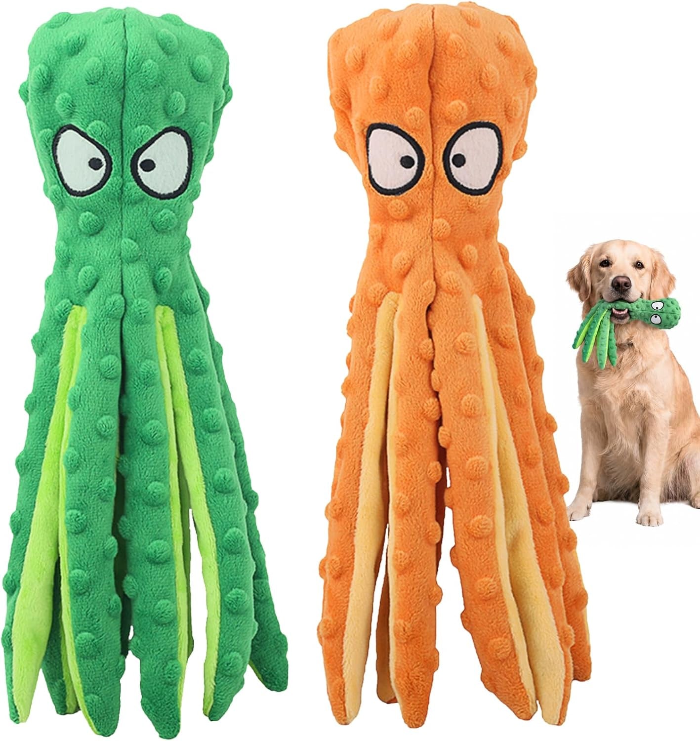 hgb-squeaky-dog-toys-2-pack-no-stuffing-octopus-crinkle-plush-chew-toys-for-puppies-small-medium-large-dogs-interactive-tug-toys-to-keep-dogs-busy