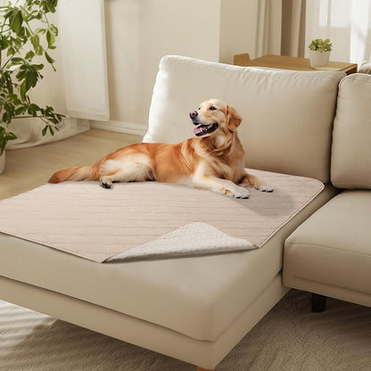 Luciphia 100% Waterproof Couch Cover Blanket for Dogs Anti-Slip Pet Couch Protector Sofa Mat Puppy Cat Blanket with Non-Slip Bottom, Navy Blue, 30X70 Inch32