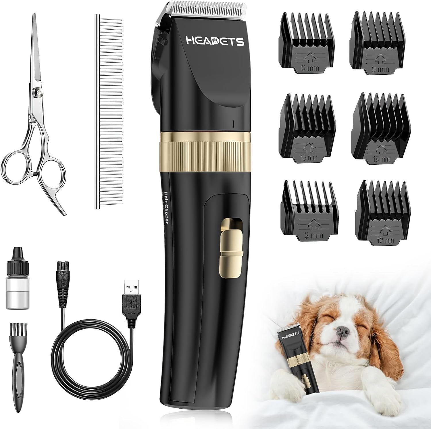 heapets-dog-grooming-clippers-low-noise-electric-quiet-adjustable-clipper-comb-rechargeable-cordless-dog-hair-clippers-for-dogs-cats-pets-gold