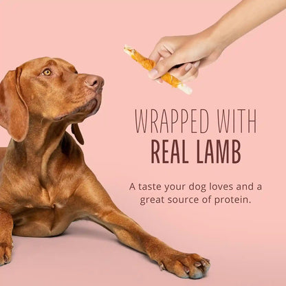 Better Belly Proteins with Real Lamb Twists, Digestible Rawhide for Dogs, 25 Count3