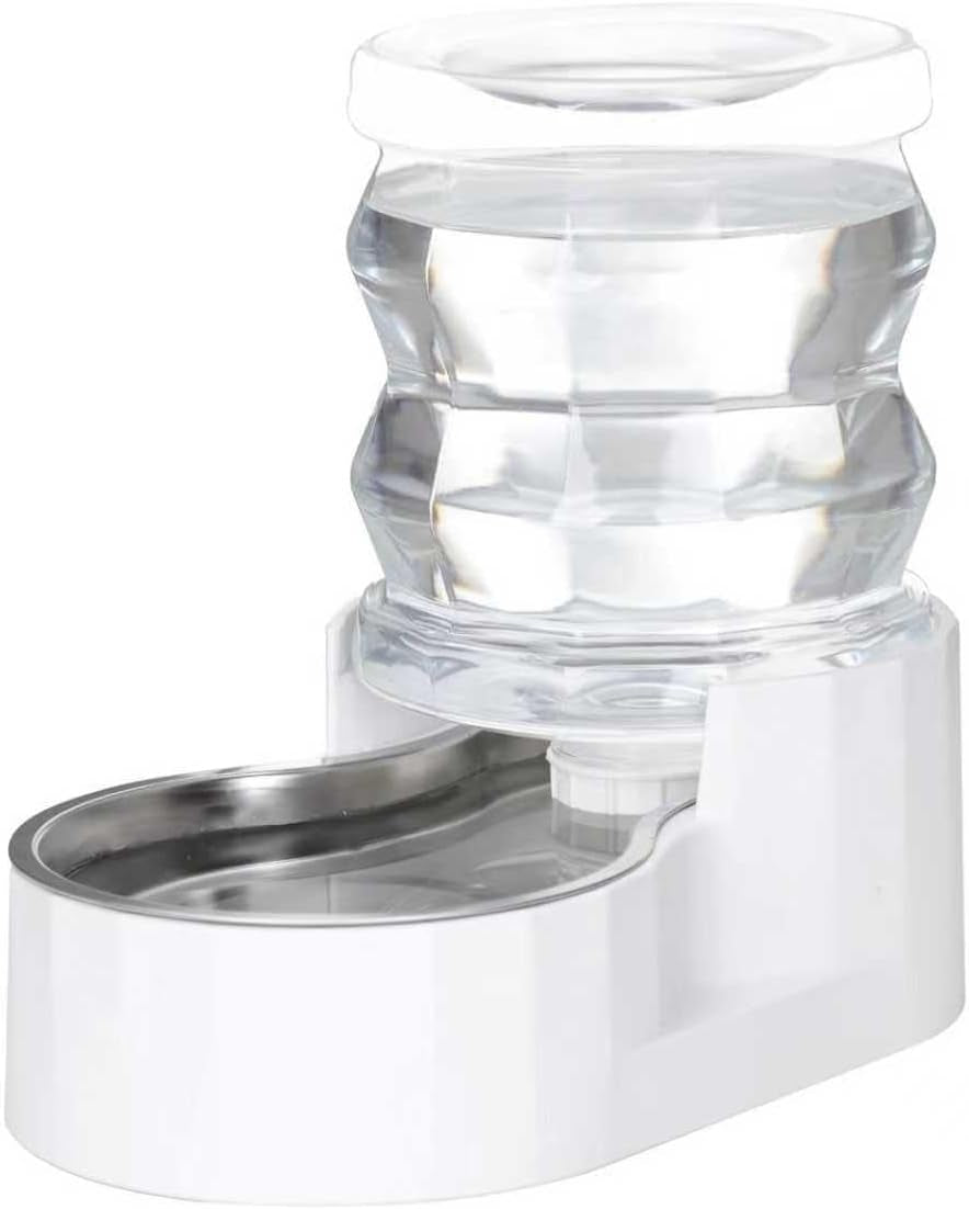 rizzari-8l-gravity-dog-water-dispenser-stainless-steel-bowl-anti-splash-wide-mouth-easy-cleaning-dishwasher-safe-no-electricity-needed-filtered-fresh-water-multi-pet-homes