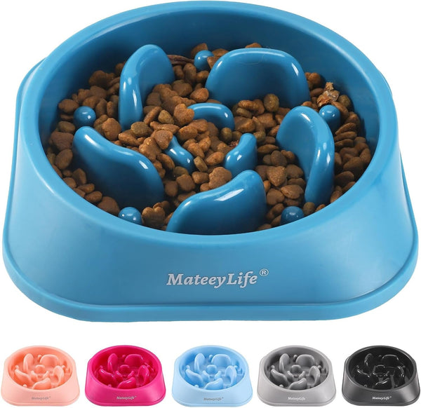 Mateeylife 2-Pack Slow Feeder Dog Bowls, 2 Cups, Dog Puzzle Feeder Bowl | Food-Contact Safe, Dishwasher Safe, Non-Slip Base, Maze Design, for Fast Eaters, for Dogs and Cats, Daily Mealtimes27
