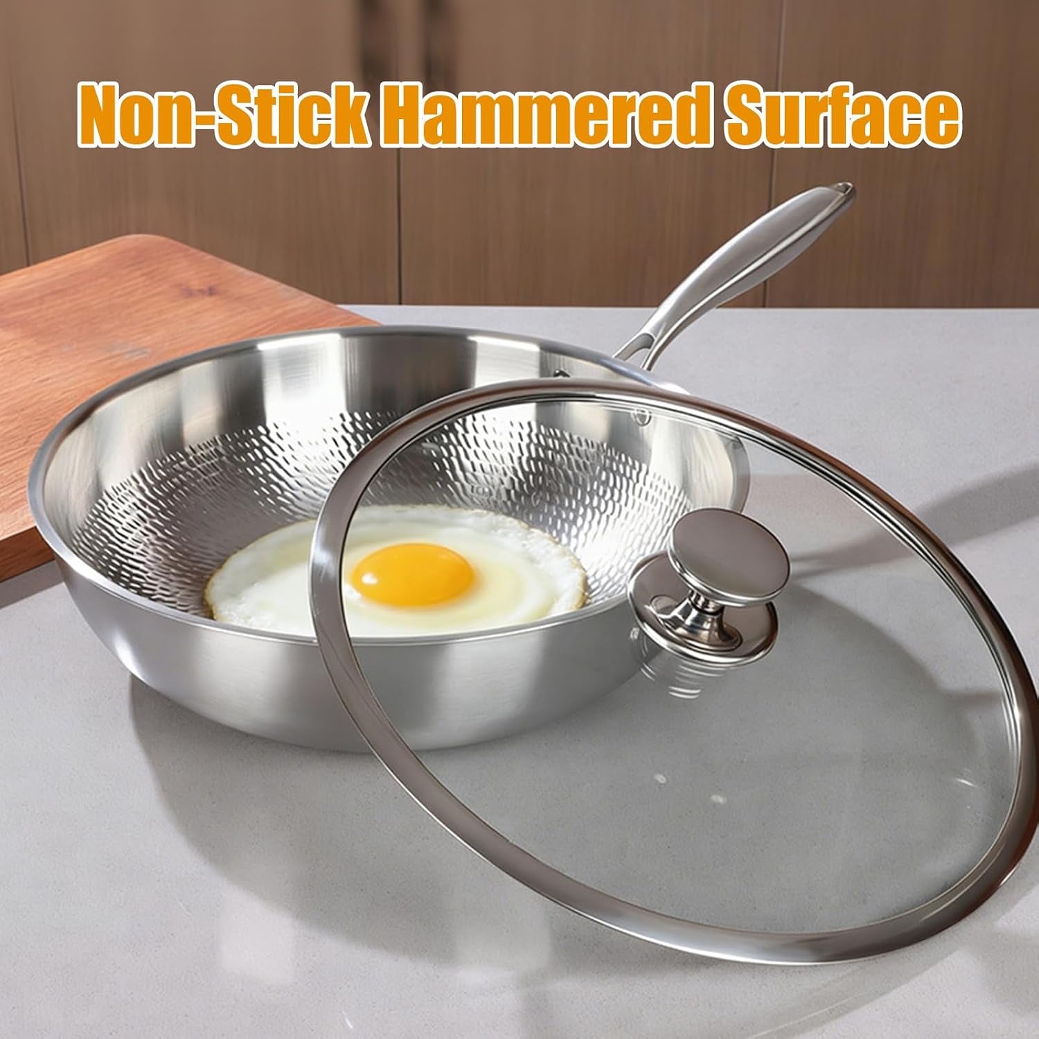 titanium-hammered-wok-pan-with-lid-pure-titanium-pans-for-cooking-no-coating-non-stick-flat-bottom-wok-ultra-durable-scratch-resistant-compatible-with-all-cooktops-12-6in
