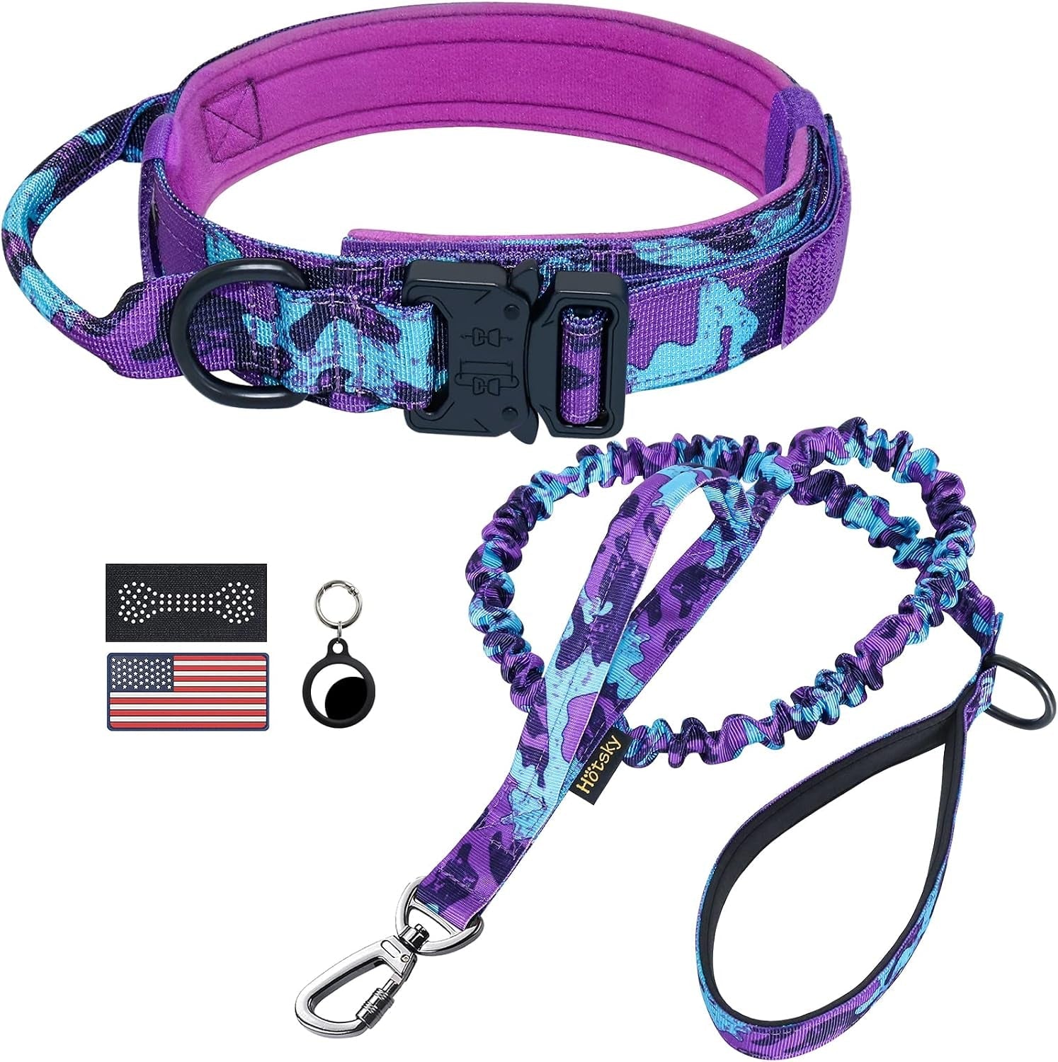 hotsky-tactical-dog-collar-and-leash-set-heavy-duty-military-airtag-dog-collar-with-handle-and-metal-buckle-for-training-and-walking-with-airtag-holder-and-two-patches-pink-camo-m