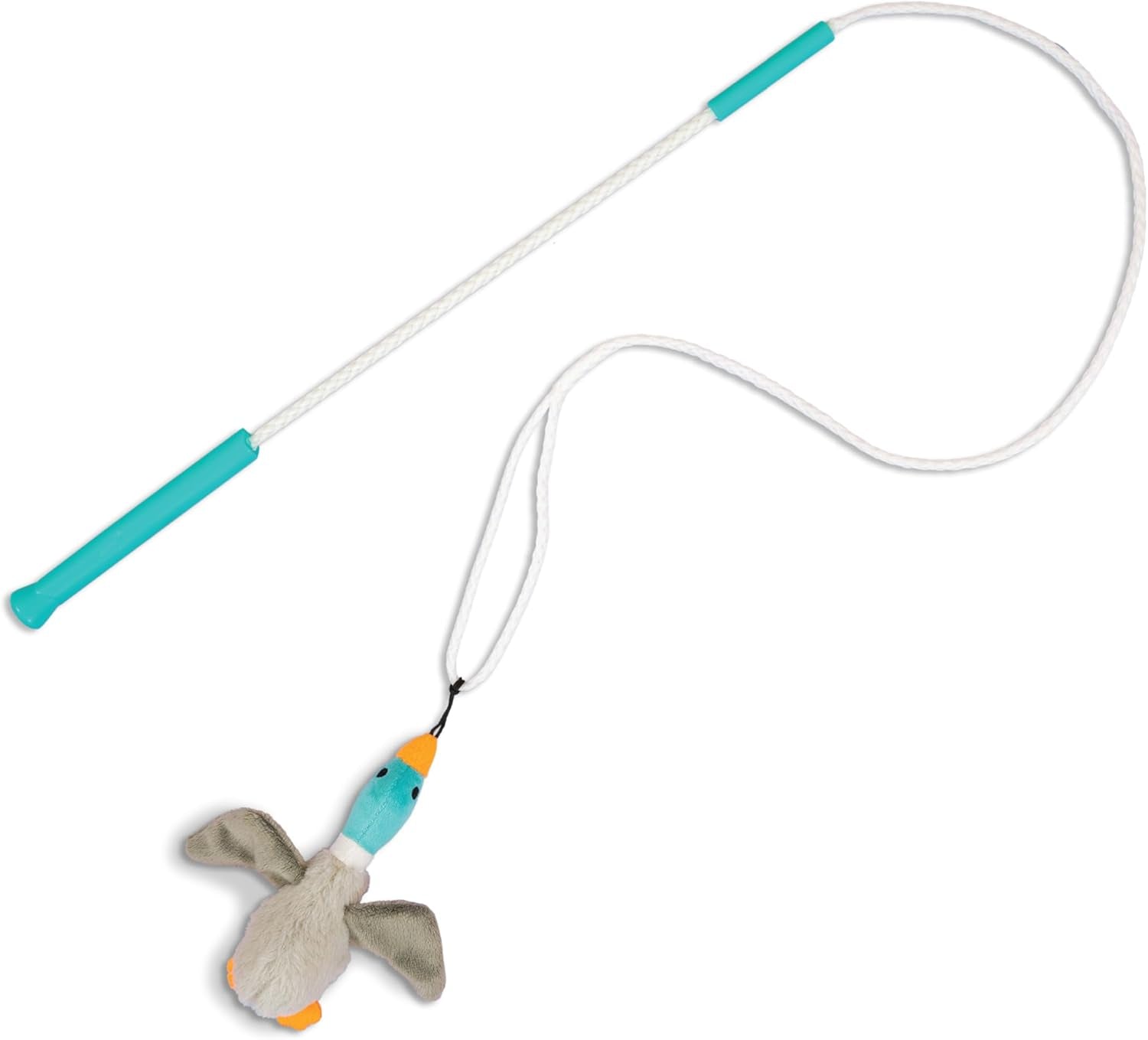 outward-hound-tail-teaser-interactive-dog-wand-toy-with-squeaky-plush-teaser-and-crinkle-sounds-for-active-play-multicolored
