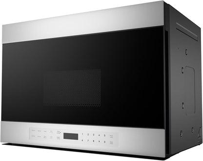SMO1461GS 24 In. 1.4 Cu. Ft. over the Range Microwave Oven | 1,000 Watt, 12.8" Carousel Turntable, Sensor Cooking, Edge to Edge Black Glass with Stainless Steel4