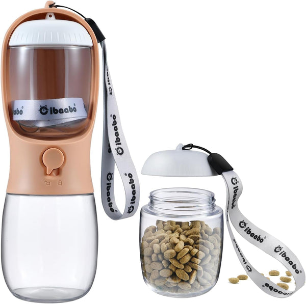 Cibaabo Dog Water Bottle Portable with Food Container & Filter for Travel | Feeding & Hydration | Travel Water Bowl | Portable Pet Dispenser | Dog Gifts | Puppy Essentials | for Hiking Camping Beach8