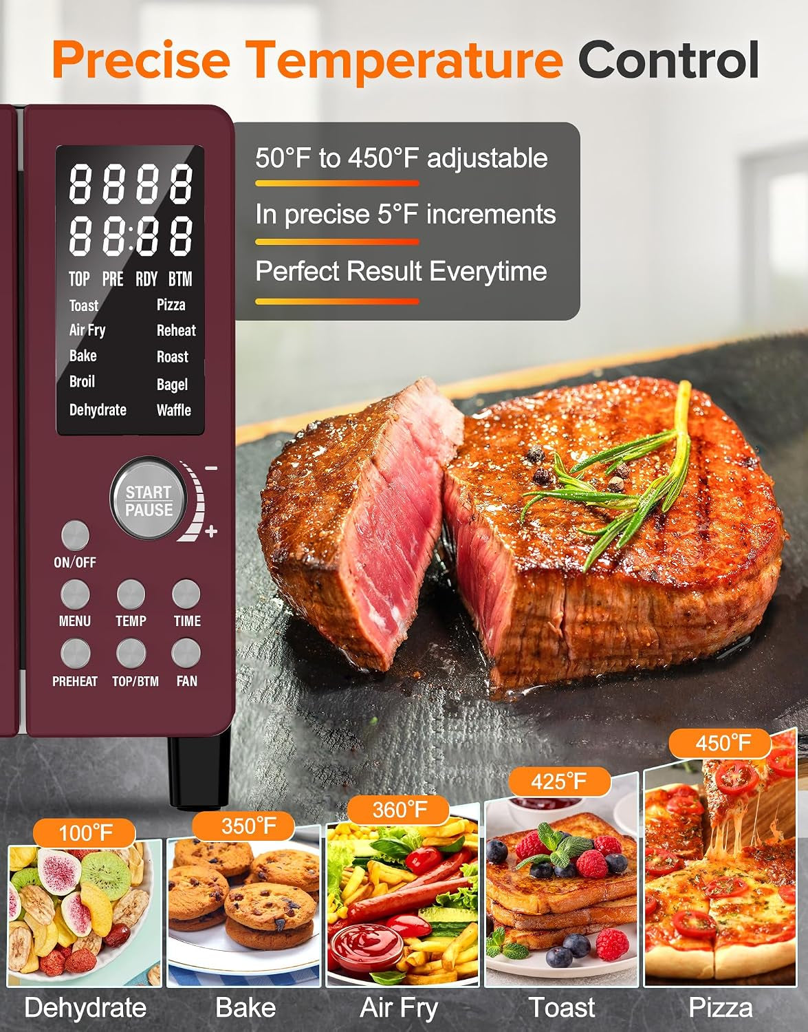 bravo-pro-smart-air-fryer-toaster-oven-countertop-combo-10-in-1-cooking-functions-1800w-50-450-f-21-qt-pfas-free-upgraded-super-convection-cinnamon