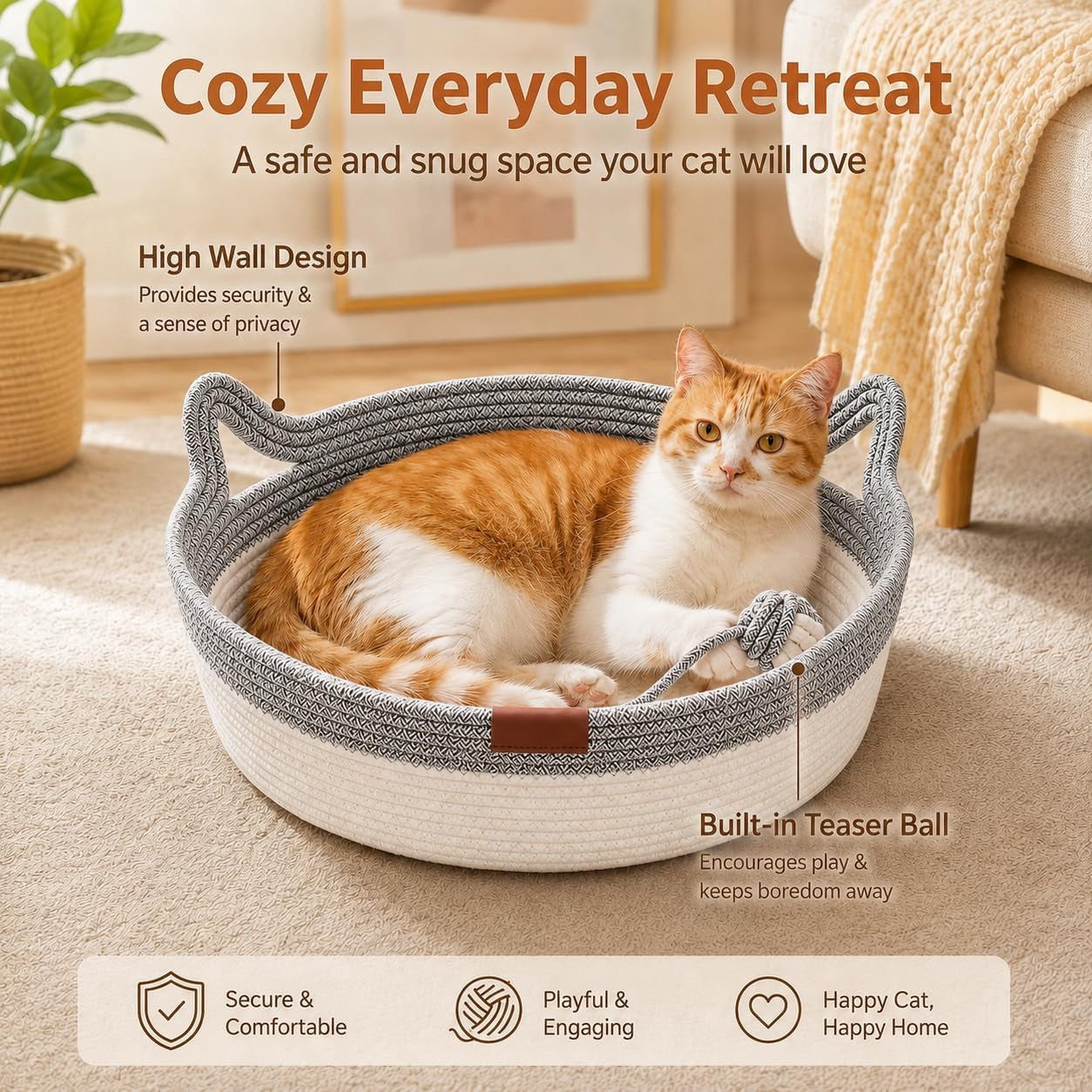 large-scratchable-handwoven-for-cats-stimulicat-handwoven-cat-basket-cotton-rope-cat-bed-round-pet-basket-hand-woven-boho-cat-bed-grey-without-cushion