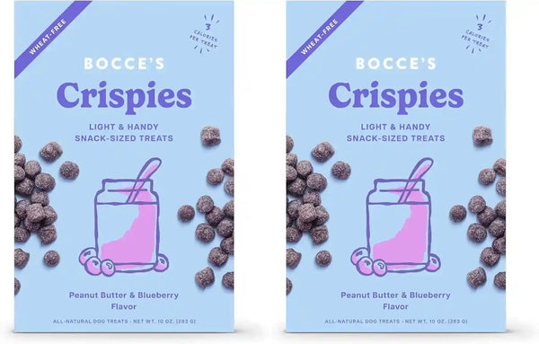 Bocce'S Bakery PB + Blueberry Crispies Low-Calorie Wheat-Free Dog Treats, 10 Oz9