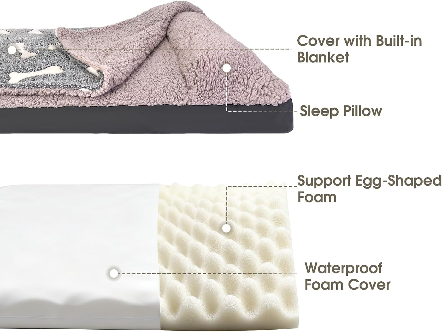dog-bed-with-cover-pillow-blanket-attached-30x20-washable-rectangle-hooded-cozy-cave-cat-puppy-calming-crate-bed-removable-cover-indoor-covered-kennel-furniture-couch-sofa-for-small-medium-pet