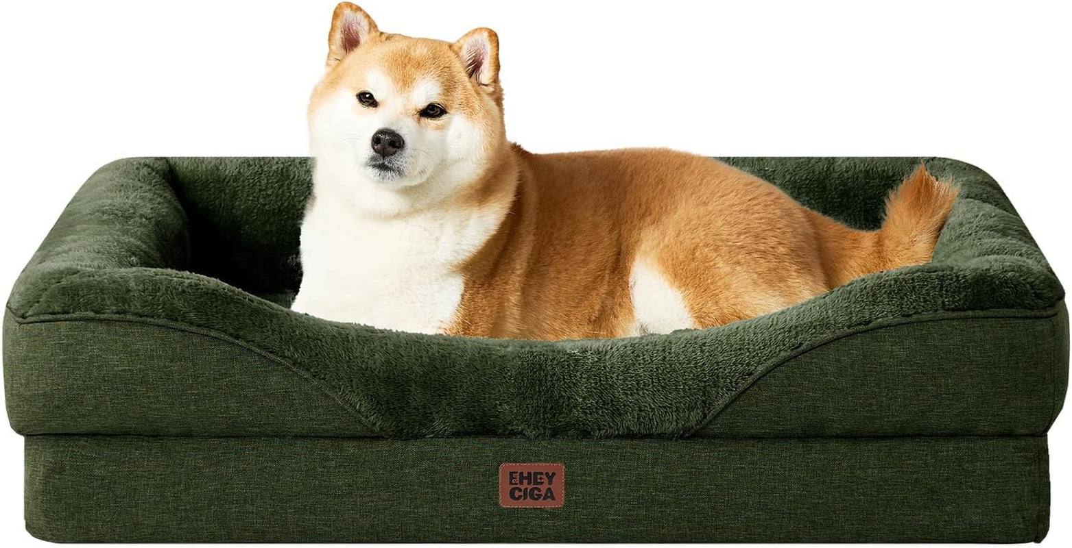 eheyciga-orthopedic-xl-dog-bed-for-large-sized-dog-42x30-inch-extra-large-memory-foam-dog-couch-bed-with-sides-waterproof-liner-washable-removable-cover-bolster-pet-sofa-grey