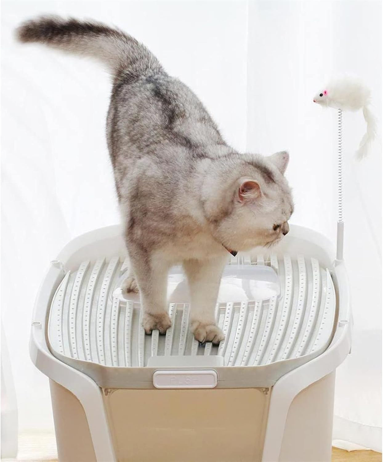 dog-potty-training-toilet-double-door-cat-litter-box-with-scoop-and-funny-toys-large-easy-setup-to-cleanc