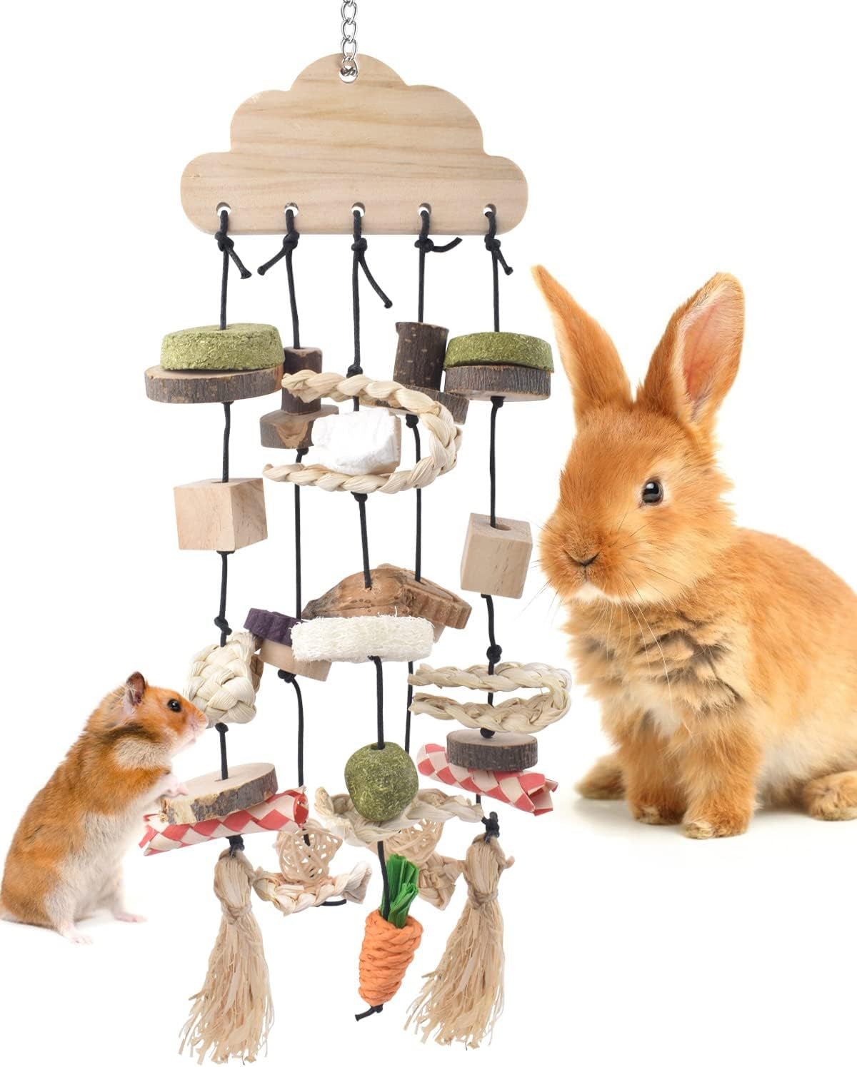 bissap-rabbit-chew-toy-snack-for-small-pet-bunny-cage-hanging-chewing-natural-teeth-grinding-toy-treat-for-guinea-pig-chinchilla-hamster-rat-timothy-hay-vine