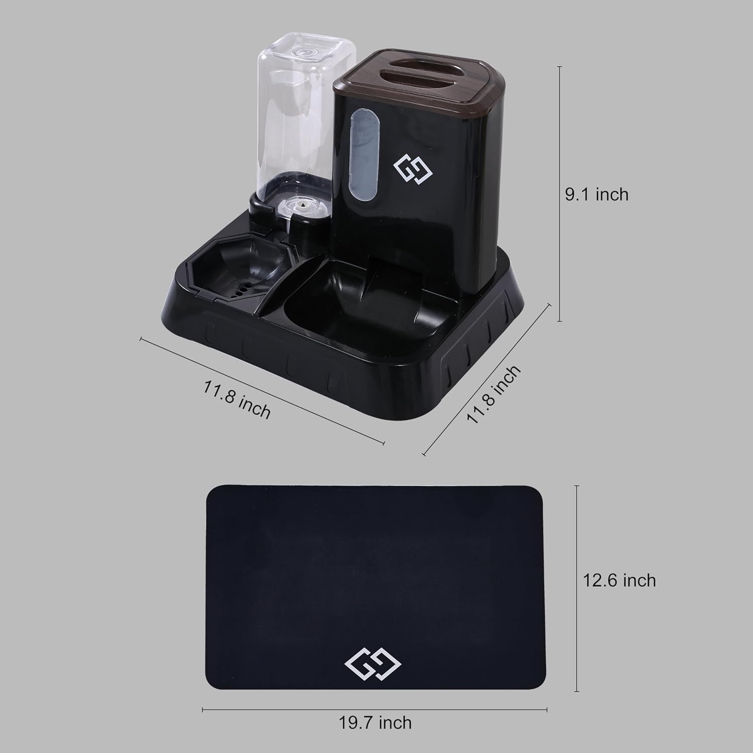 gravity-cat-feeder-automatic-water-dispenser-3-in-1-cat-feeding-station-with-absorbent-feeding-mat-spill-proof-automatic-cat-feeder-for-indoor-cats-small-dogs-multi-pet-homes