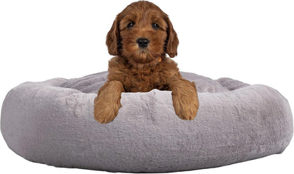 PETMAKER Dog Bed - Donut Pet Bed for Medium Pets - Dog Bed with Removable Washable Cover and Anti-Slip Bottom - Puppy Essentials (Dark Brown)9