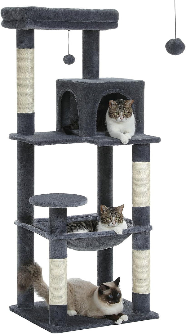 MUTTROS Mushroom Cat Tree Tower with Removable Scratcher, Large Hammock, Condo, Perch, 3 Sisal Posts – Multi-Level Cat Tree for Indoor Cats, Cute Cat Tower for Small Space Homes20